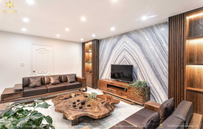 Sofa gỗ nguyên khối đẹp, cao cấp [Báo Giá]